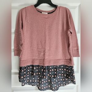 Loft Outlet mixed-media sweater